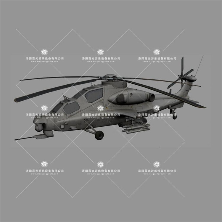 万宁武装直升机3D模型
